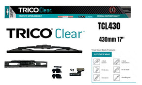 Clear Conventional Wiperblade 430MM 17" TCL430 - Trico | Universal Auto Spares