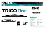 Clear Trade Quality Blade Assembly 450MM 18" (Single) TCL450 - Trico | Universal Auto Spares