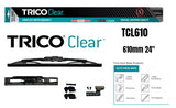 Clear Trade Quality Blade Assembly 610MM 24" (Single) TCL610 - Trico | Universal Auto Spares