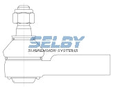 Tie Rod End Fits Commodore VB-VP PLHS/RHS P/S TE526R - SELBY