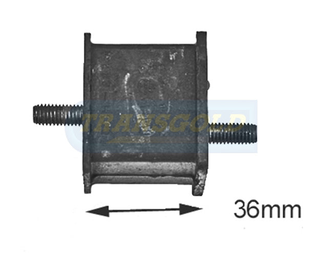 Engine Mount Fits Datsun 1200 B110 Front Left/Right Hand TEM0129 - Transgold | Universal Auto Spares