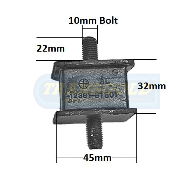 Engine Mount Fits Mazda Front TEM0235 - Transgold