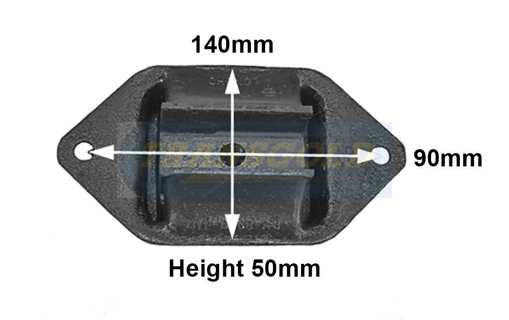 Engine Mount Fits Ford Cortina TC, TD, TE 71-82 Rear TEM0263 - Transgold | Universal Auto Spares