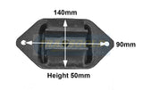 Engine Mount Fits Ford Cortina TC, TD, TE 71-82 Rear TEM0263 - Transgold