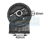 Engine Mount Fits Camry 4 Cyl. 88-94/Celica 85-89, Front (Compatible with TEM0562, TEM0557) Manual TEM0561 - Transgold