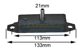 Engine Mount Fits Suzuki 4WD SJ410/413 Rear TEM0563 - Transgold