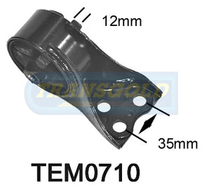 Engine Mount Fits Laser KJ/Mazda Protege 94 On Auto Rear TEM0710 - Transgold