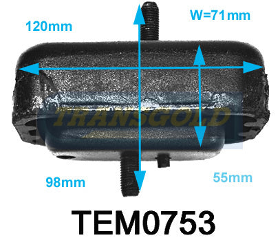 Engine Mount Fits Suzuki Vitara 2 Door 88-90 Front Auto & Manual TEM0753 - Transgold