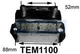 Engine Mount Fits Mazda B2200-2600 '85-09 Rear Mount TEM1100 - Transgold