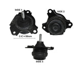 Engine Mount Fits Honda CRV 02 - ON Manual / Auto RH TEM1962 - Transgold