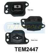 Engine Mount Fits Saab 9-5 99-01 LH 2.3L, 01-ON 3.0L TID TEM2447 - Transgold