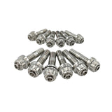 Titanium Exhaust Stud Kit With Lock Nuts Fit For Ford Barra EA EB ED EF EL AU BA BF FG Territory - Machter