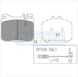 Brake Pads Front Fits Mercedes '72-79 - Transgold | Universal Auto Spares