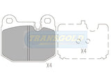 Brake Pads Front Fits BMW 3 Series 79-82 TG0192N - Transgold | Universal Auto Spares