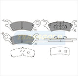 Brake Pads Rear Fits Mazda 929 TG0279N - Transgold | Universal Auto Spares