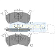 Brake Pads Front Fits Ford, Mazda, Telstar 626 TG0304N - Transgold | Universal Auto Spares