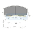 Brake Pads Front Fits Mitsubishi Colt, Cordia, Galant, Lancer, Magna, Nimbus TG0319N - Transgold | Universal Auto Spares