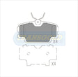 Brake Pads Front Fits Mercedes 190 Various Models '83-90 TG0320N - Transgold | Universal Auto Spares