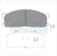 Brake Pads Front Fits Ford, Mazda Commercial TG0388N - Transgold | Universal Auto Spares