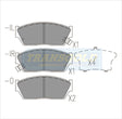 Brake Pads Front Fits Honda Civic Hatchback Cvcc Sedan 84-87 TG0408N - Transgold | Universal Auto Spares