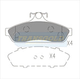Brake Pads Front Fits Holden Commodore,Toyota Lexcen All Models TG1085N - Transgold | Universal Auto Spares