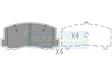 Brake Pads Front Fits Holden Astra, Pulsar, Mitsubishi, Toyota TG1103N - Transgold | Universal Auto Spares