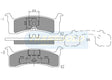 Brake Pads Rear Fits Mitsubishi Magna, Pulsar TG1104N - Transgold | Universal Auto Spares