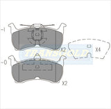 Brake Pads Rear Fits Ford Falcon Ea On, All Models TG1109N - Transgold | Universal Auto Spares