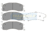 Brake Pads Front Fits Ford Telstar AV, AT/ Mazda 626 TG1114N - Transgold | Universal Auto Spares
