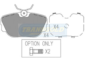 Brake Pads Fits BMW, Range Rover TG1130N - Transgold | Universal Auto Spares