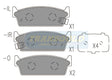 Brake Pads Rear Fits Nissan Skyline, Stagea TG1144N - Transgold | Universal Auto Spares