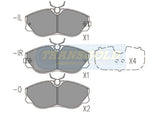 Brake Pads Front Fits Nissan 300zx 87-89 TG1152N - Transgold | Universal Auto Spares