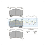 Brake Pads Front Fits Mazda 121, 323, Laser KF, KH TG1158N - Transgold | Universal Auto Spares