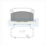 Brake Pads Rear Fits Daewoo 1.5, Ciello TG1164N - Transgold | Universal Auto Spares