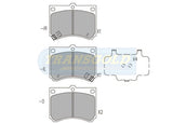 Brake Pads Rear Fits Ford Laser Kf, Mazda 323 Dohc (TG1158) TG1177N - Transgold | Universal Auto Spares