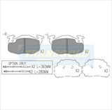 Brake Pads Front Fits Renault-R Series, Clio, Fuego, 19rt,19 Baccara, Peugeot-205,309,405 TG1182N - Transgold | Universal Auto Spares
