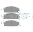 Brake Pads Front Fits Mitsubishi Lancer Cb 1.5 90-93, Mirage 91-92 TG1236N - Transgold | Universal Auto Spares