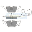 Brake Pads Rear Fits Bmw Z3,316,318,320,323,325,328 TG1245N - Transgold | Universal Auto Spares