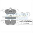 Brake Pads Rear Fits Jaguar Sovereign '90 On, Xj220 '90 On, Xj6, Xj8, Xjr, Xk8 '90 On TG1251 - Transgold | Universal Auto Spares