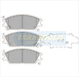 Brake Pads Front Fits Hyundai Excel 1990 On, Hyundai Getz 2002 On TG1252N - Transgold | Universal Auto Spares