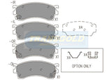 Brake Pads Front Fits Telstar 92 On, Probe 94 On, Mazda 626 92 On, Mx6 92 On TG1255N - Transgold | Universal Auto Spares