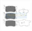 Brake Pads Rear Fits Honda Accord, Prelude TG1265N - Transgold | Universal Auto Spares
