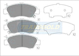 Brake Pads Front Fits Suzuki Vitara 1.6L 1992-99 TG1266N - Transgold | Universal Auto Spares
