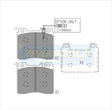 Brake Pads Front Fits Merc 500 Sel, 400 92-99, S Class 93 On TG1284N - Transgold | Universal Auto Spares