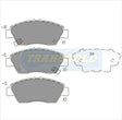 Brake Pads Front Fits Honda Crx 2 Dr Coupe 92 TG1286N - Transgold | Universal Auto Spares