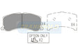 Brake Pads Front Fits Suzuki Baleno TG1304N - Transgold | Universal Auto Spares