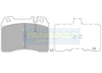 Brake Pads Front Fits Mercedes 300e,320e,320ce,400e,e500,500sl 1993 TG1320N - Transgold | Universal Auto Spares