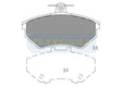 Brake Pads Front Fits Audi, Seat, Volkswagen Golf '95 On TG1325 - Transgold | Universal Auto Spares