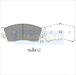 Brake Pads Front Fits Ford, Mazda Light Commercial, Eunos '96-99 TG1326N - Transgold | Universal Auto Spares