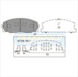 Brake Pads Front Fits Toyota Light Commercial -1996 On TG1328N - Transgold | Universal Auto Spares